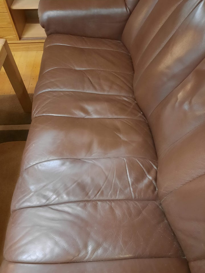 Sofa læder 3 pers