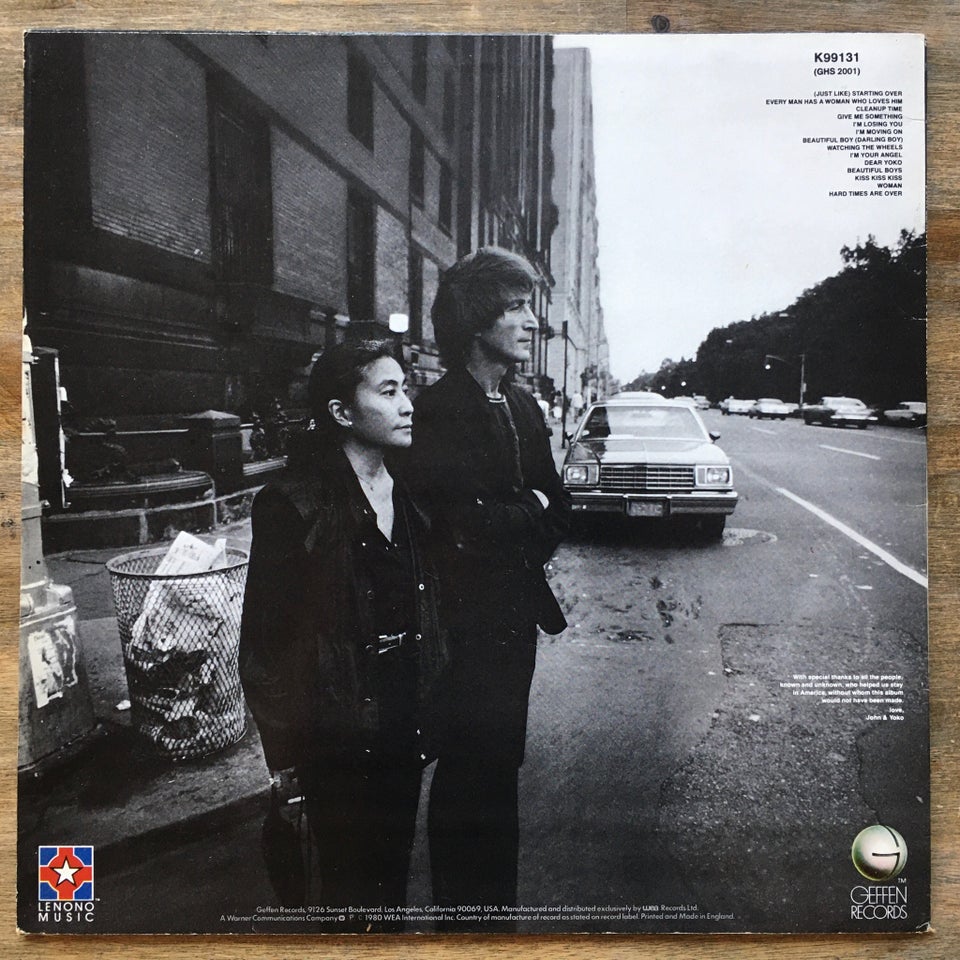 LP, John Lennon  Yoko Ono, Double