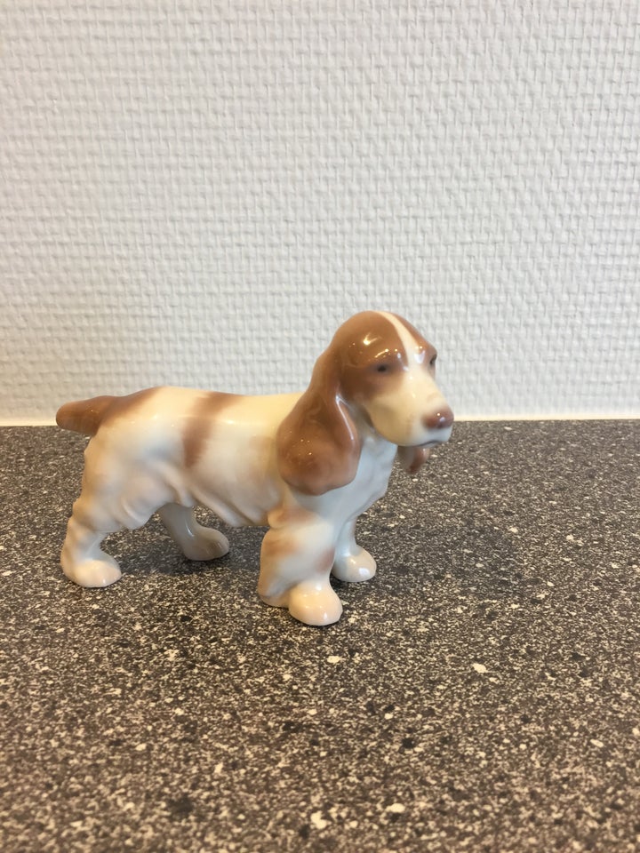 Porcelæn, cocker spaniel hund, BG