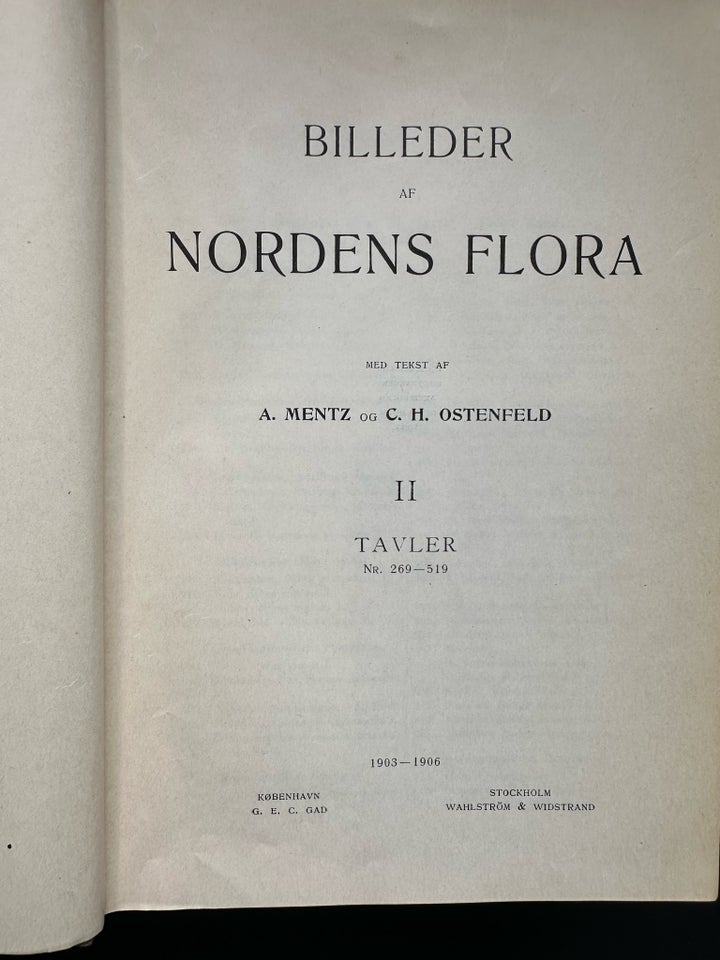 Billeder af Nordens Flora , A. Mentz