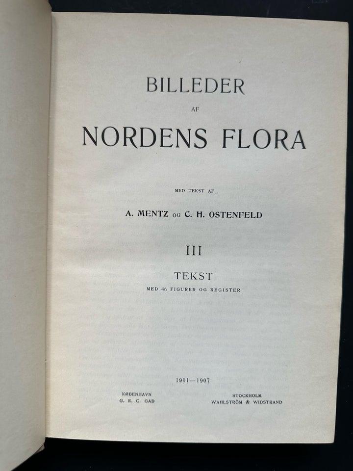 Billeder af Nordens Flora , A. Mentz