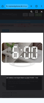 Bordur Mirror clock