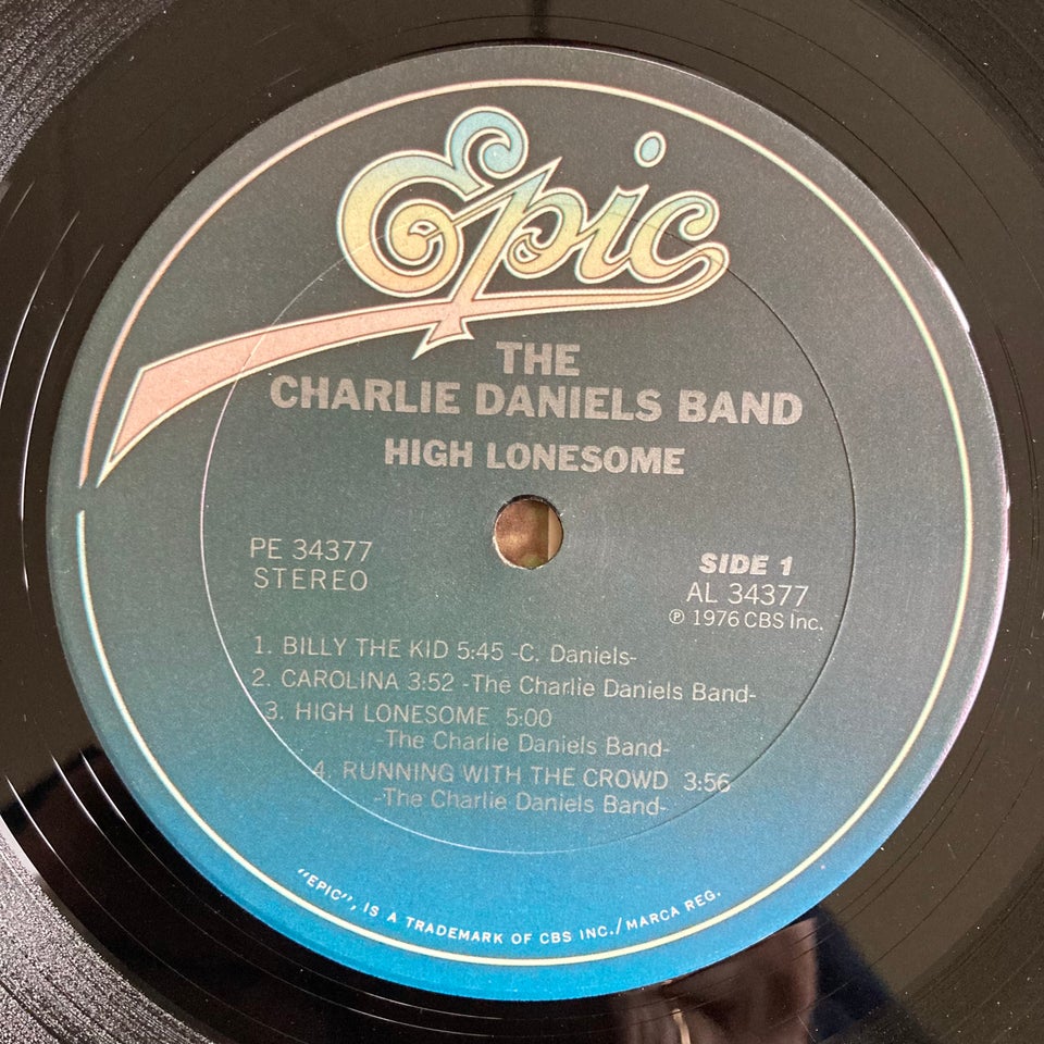 LP, Charlie Daniels Band, High