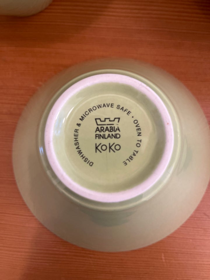 Porcelæn, Skål, KoKo fra Arabia