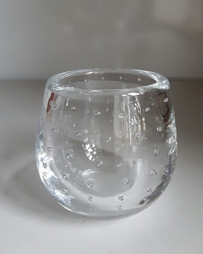 Glas Skål Vase HOLMEGAARD