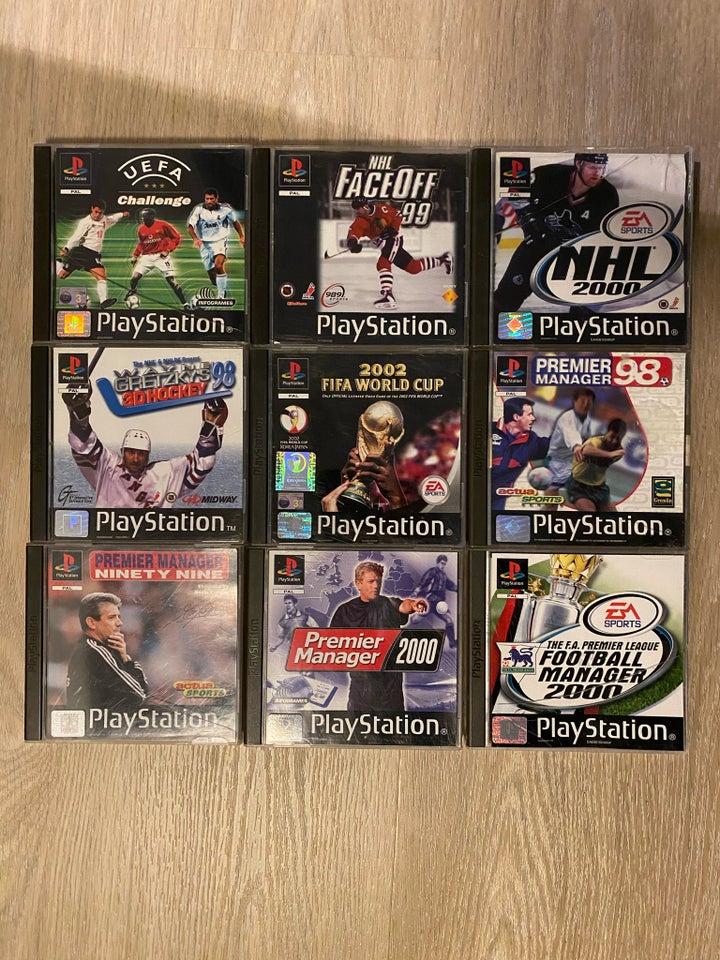 Stor samling Playstation 1 spil, PS