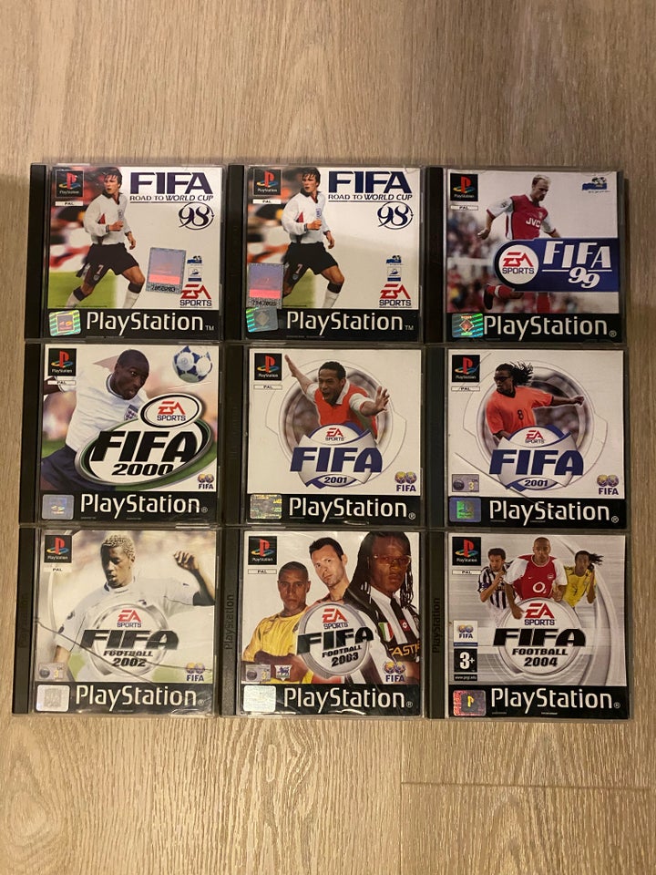 Stor samling Playstation 1 spil, PS