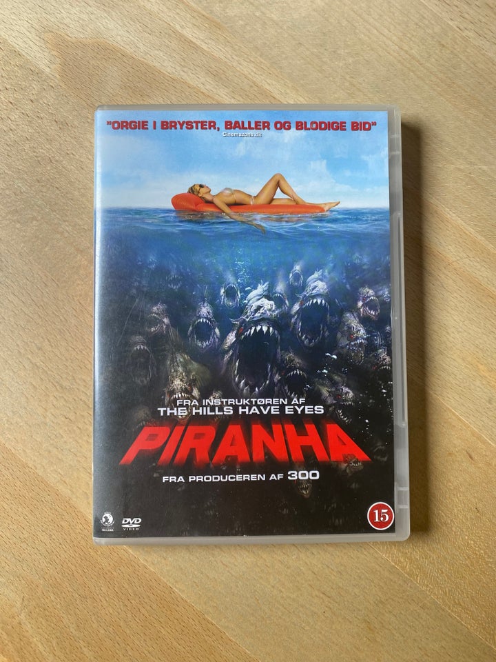 Piranha DVD gyser