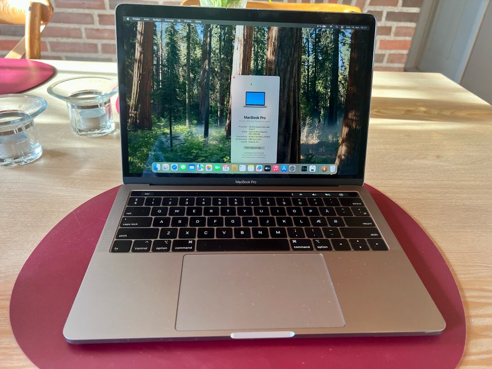 MacBook Pro, i7 - 2019, 2,8 GHz