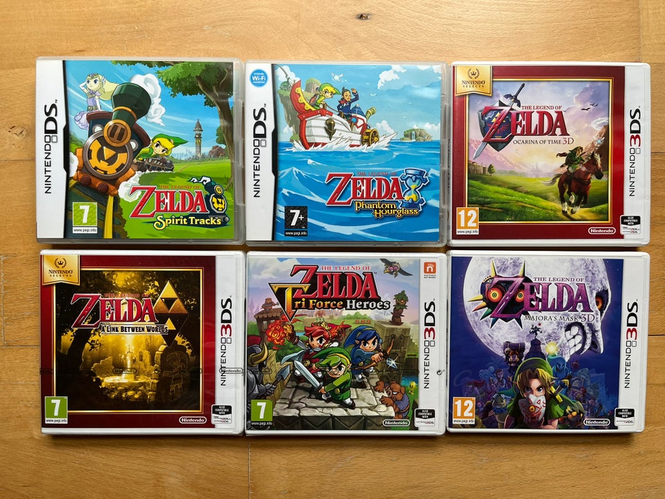 TLOZ DS og 3DS spil Nintendo DS