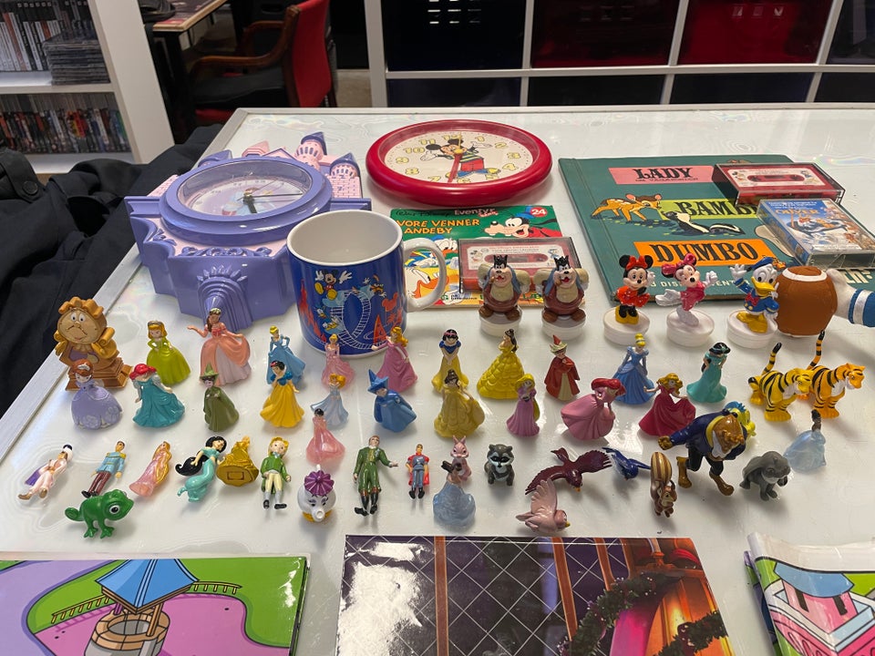 Disney, 50+ figurere, Prinsesse ur