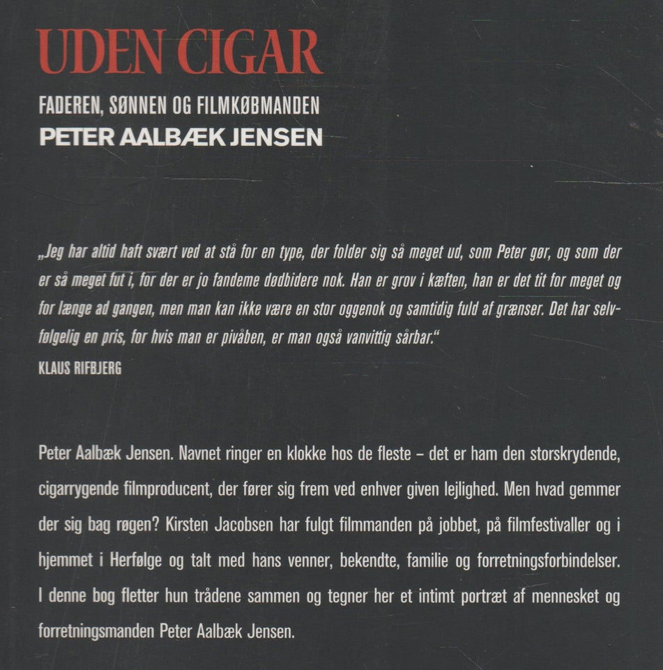 Uden cigar., Af Kirsten Jacobsen