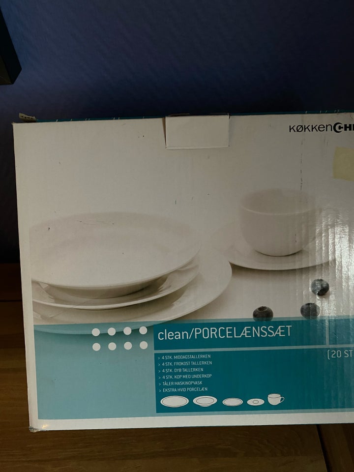 Porcelæn Kopper flade