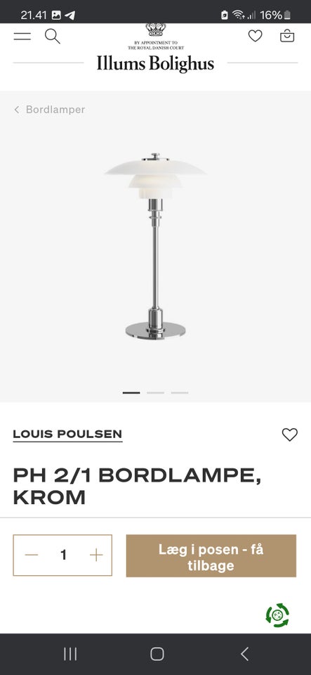 Anden bordlampe, Poul Henningsen