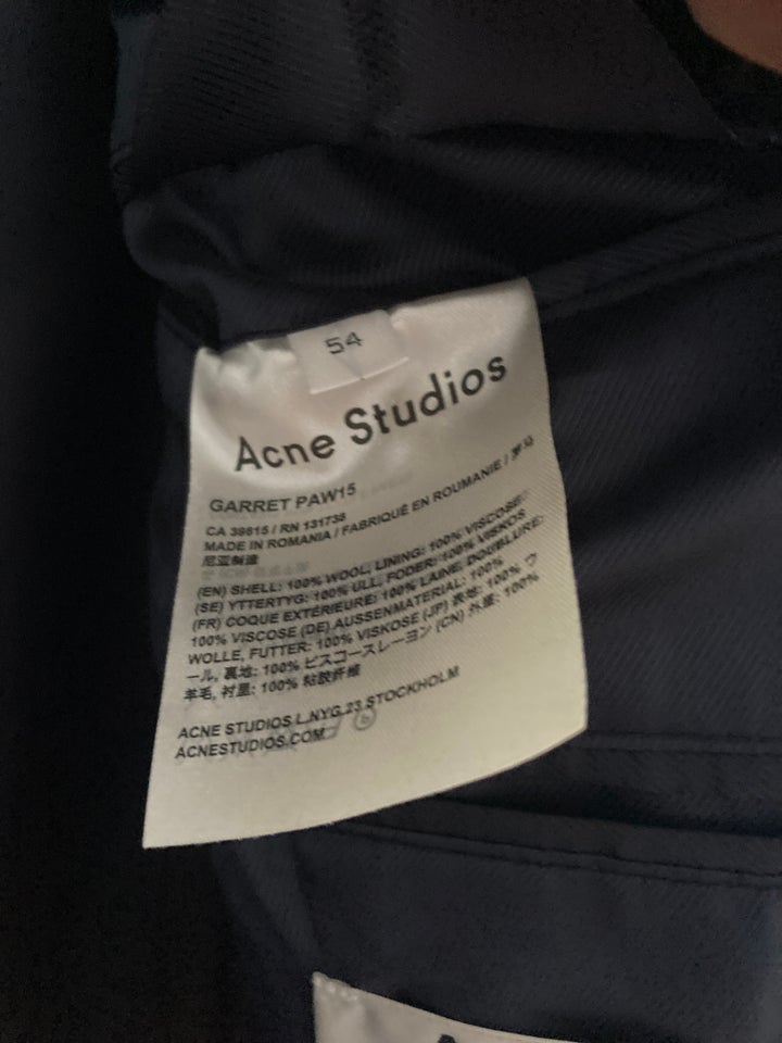 Frakke, str. XL, Acne