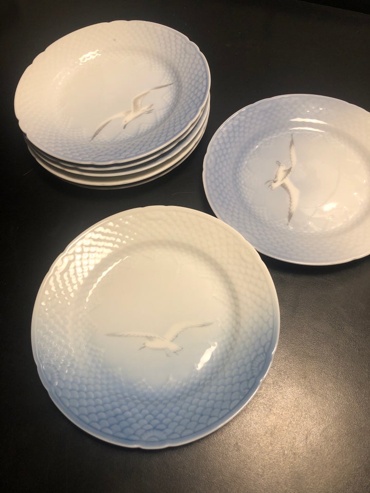 Porcelæn Tallerken Mågestel