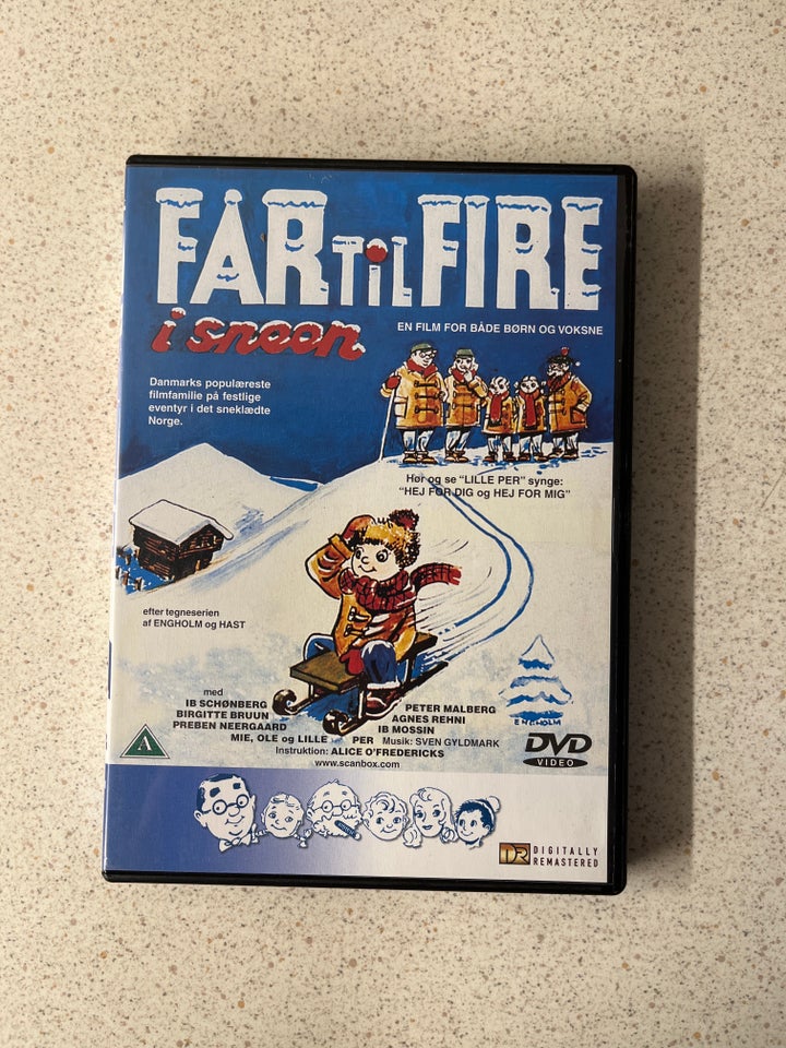 Far til fire i sneen, DVD,