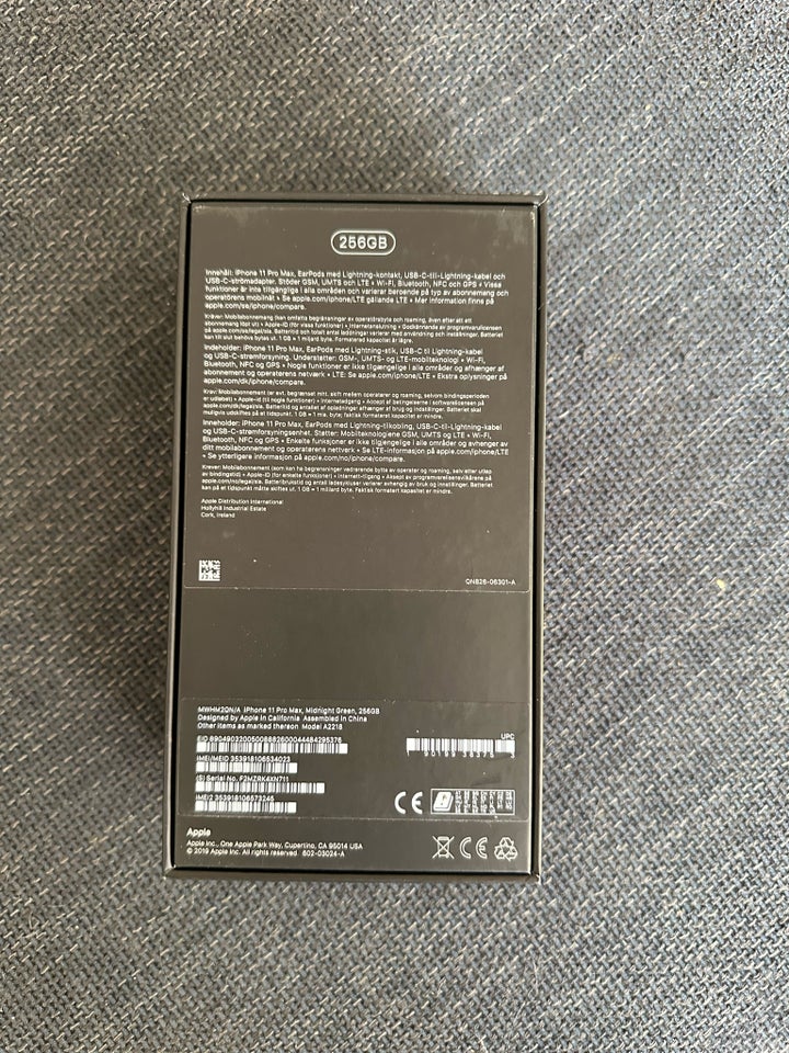 iPhone 11 Pro Max, 256 GB, grøn