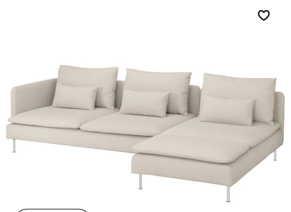 Sofa, andet materiale, 5 pers.