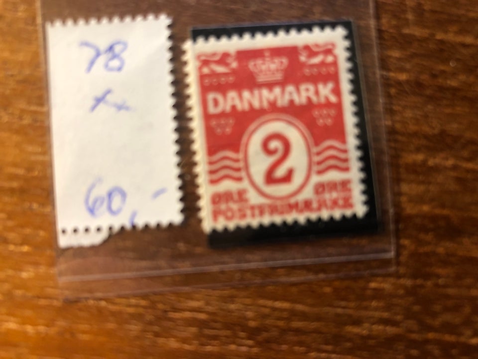 Danmark, postfrisk, 78