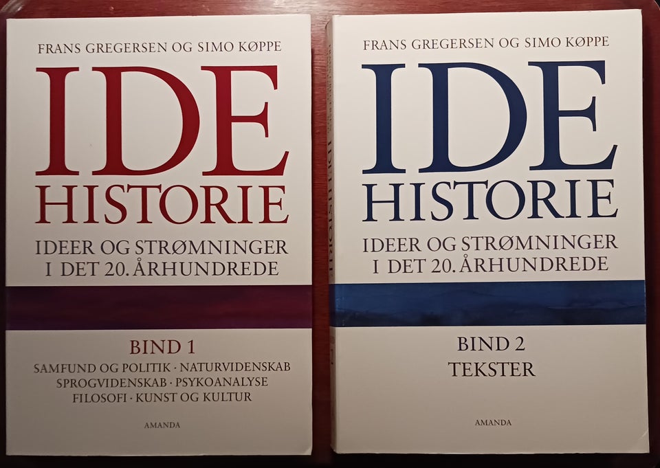 Idehistorie Ideer og strømninger