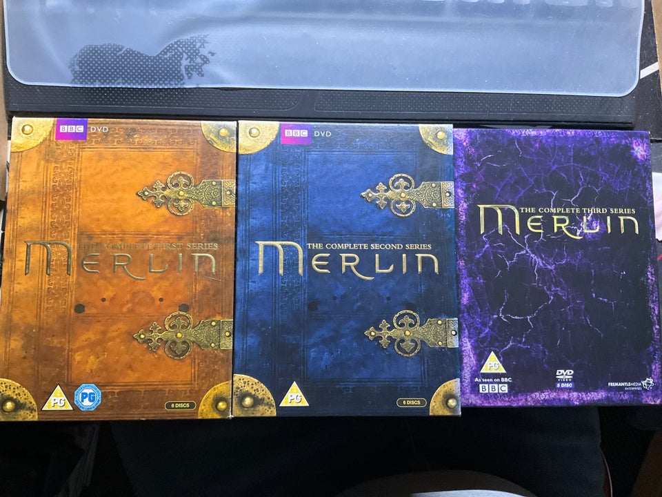 Merlin 1 - 3 Sæson, DVD, TV-serier