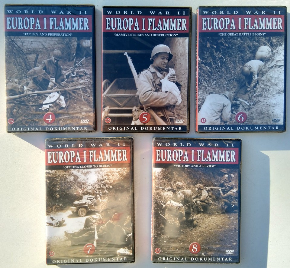 Europa I Flammer 4 - 5 - 6 - 7 - 8, DVD,