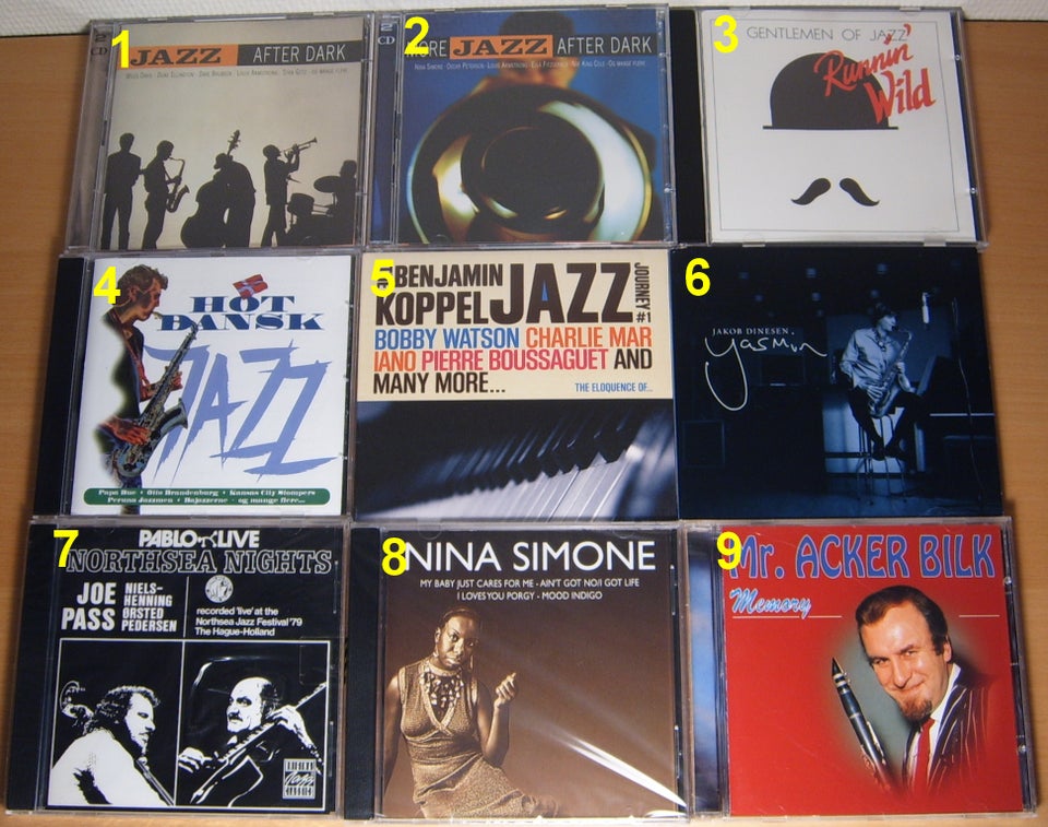 Various: Jazz/Blues CD-albums -