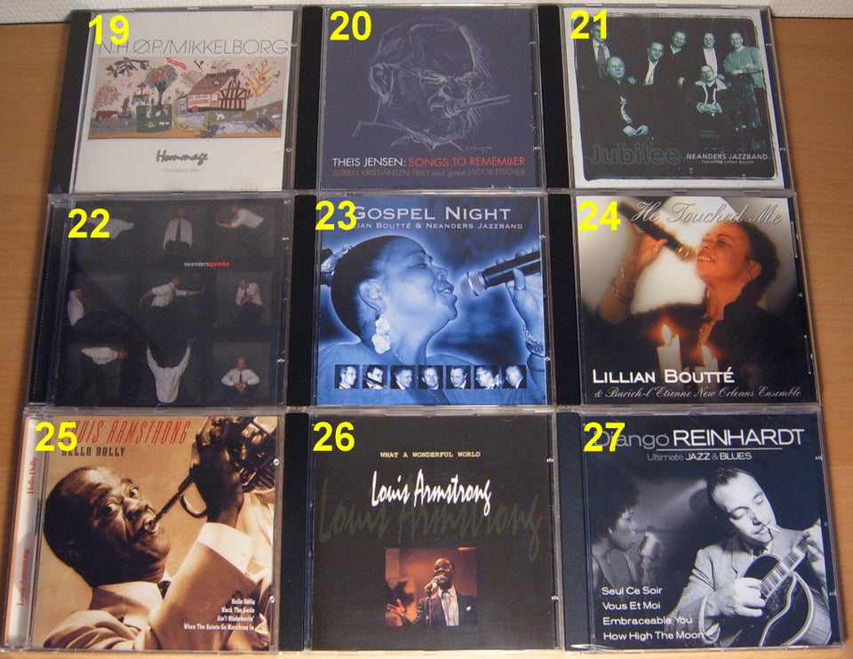 Various: Jazz/Blues CD-albums -