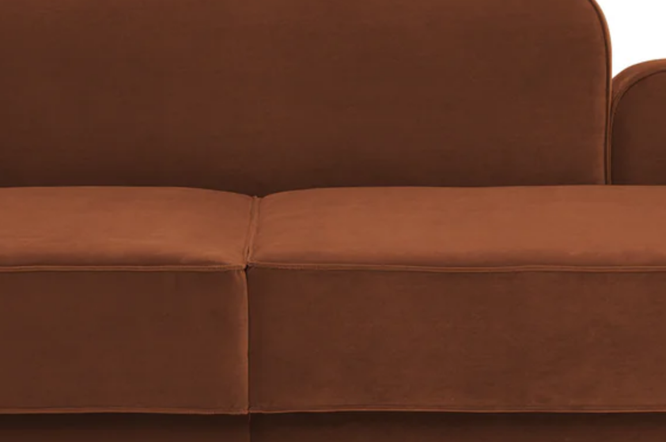Sofa fløjl 3 pers