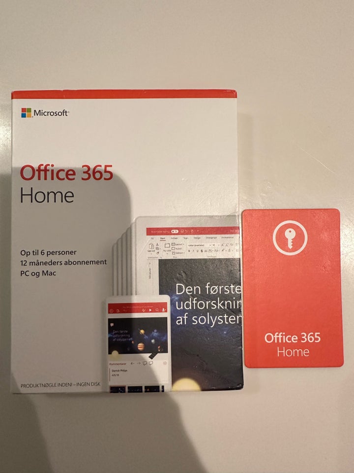 Office 365 Home produktnøgle, 12