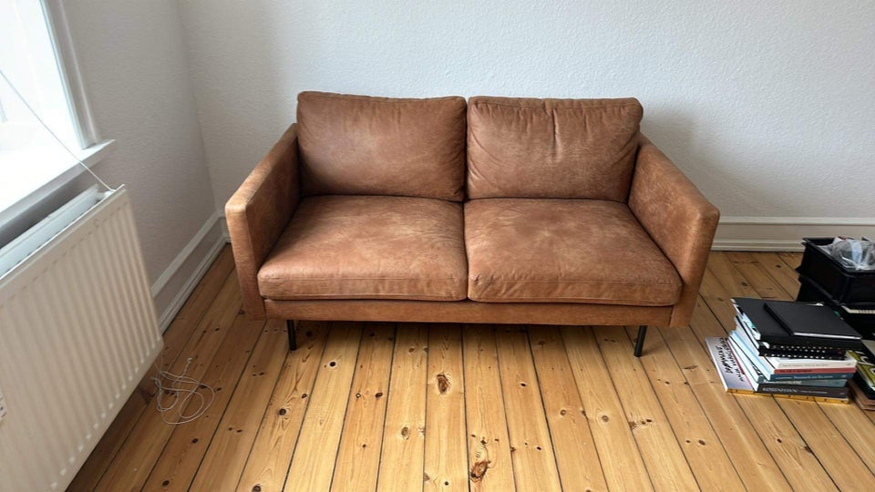 Sofa, læder, 2 pers.