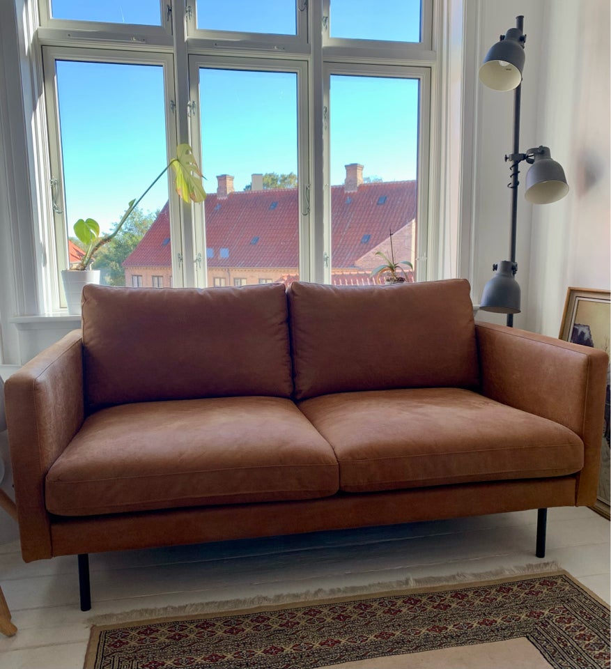 Sofa, læder, 2 pers.