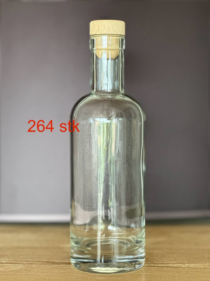 Glas Vandflaske - flaske til saft