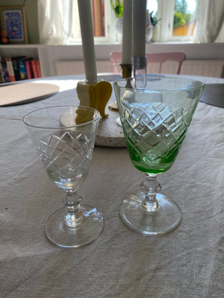 Glas, Vinglas, snapseglas