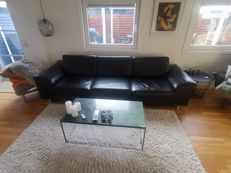 Sofa, læder, 3 pers.