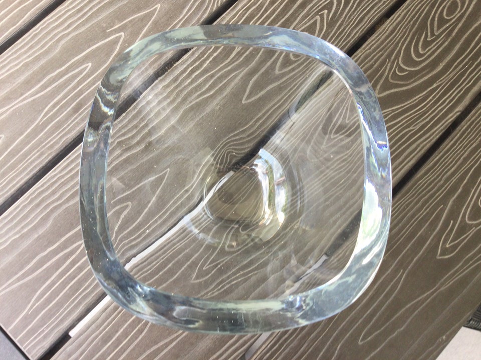 Glas Vase og skål Holmegaard