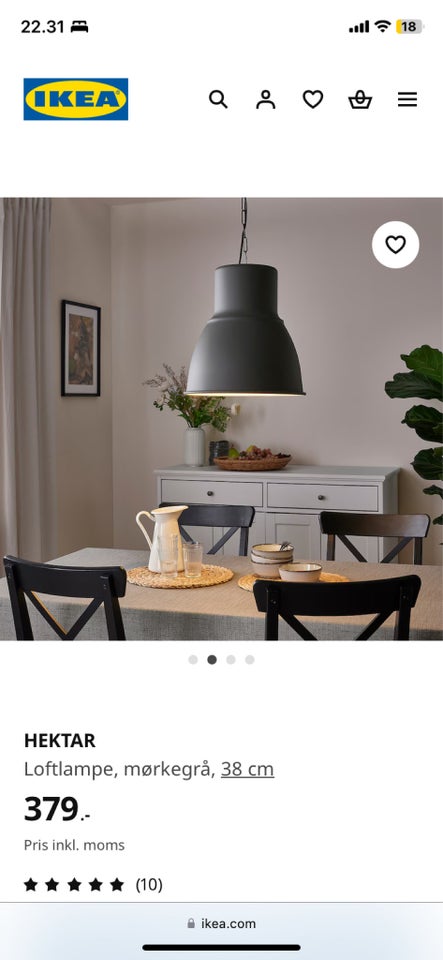 Anden loftslampe Ikea