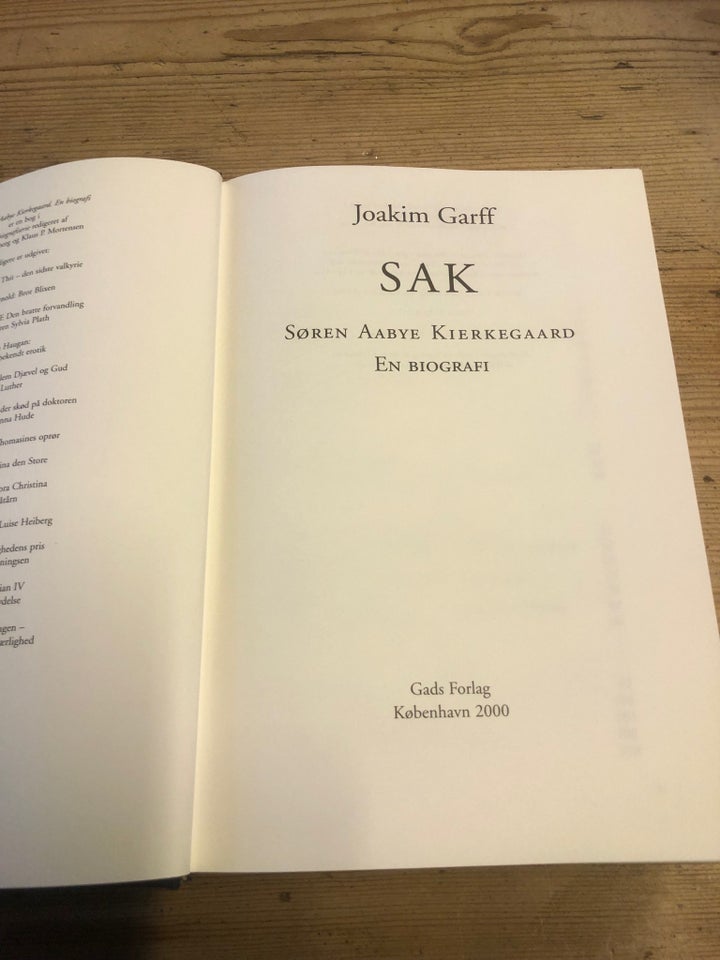 Joakim garff, Søren aabye