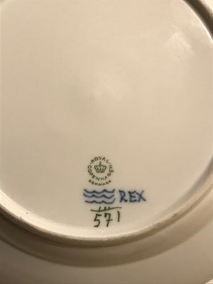 Porcelæn Tallerken Royal