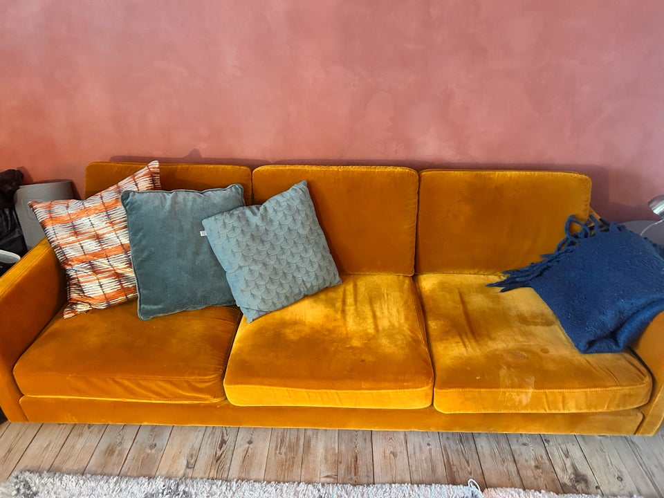 Sofa velour 3 pers