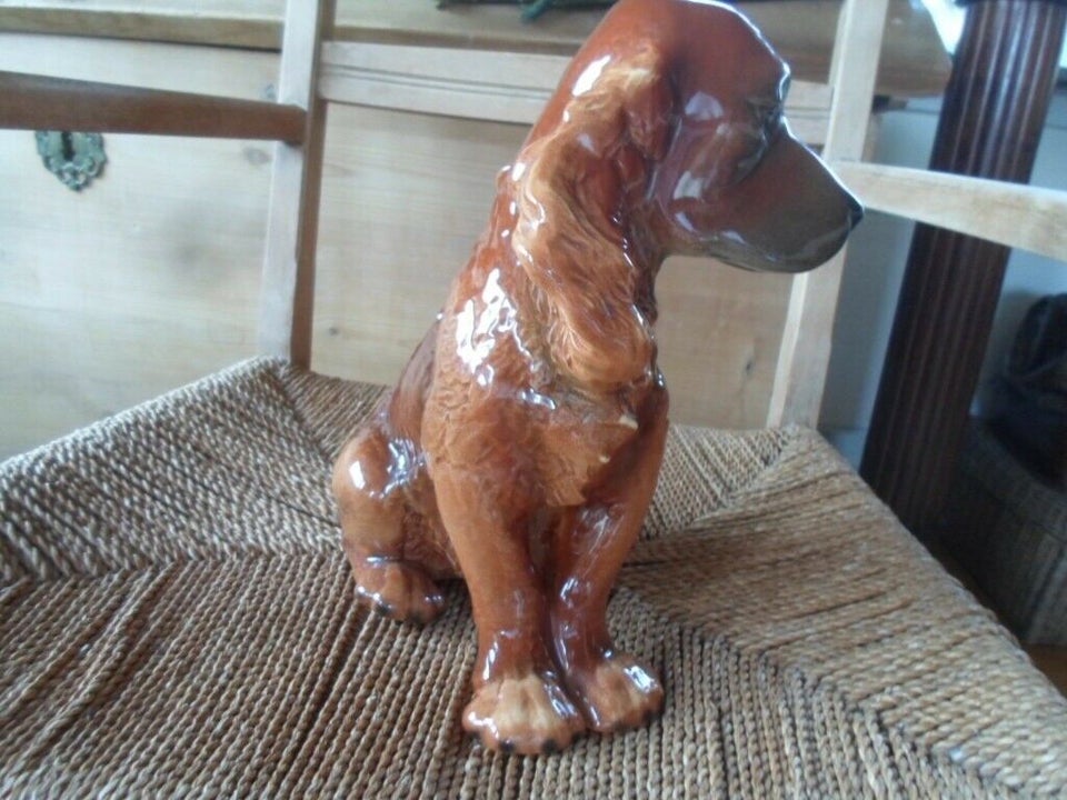 Cocker Spaniel figur porcelæn 29 cm