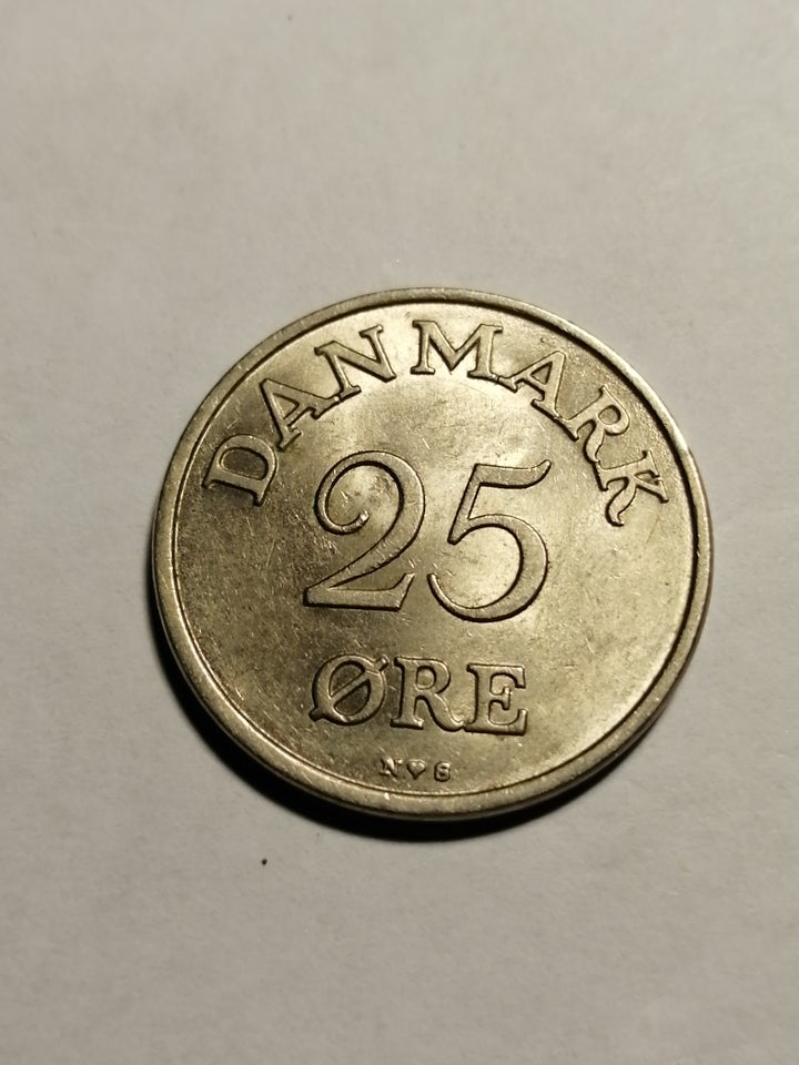 Danmark, mønter, 25 øre