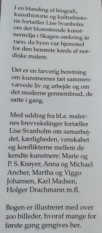 Malerne på Skagen, Lise Svanholm,