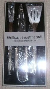 Rustfrit stål Grillsæt