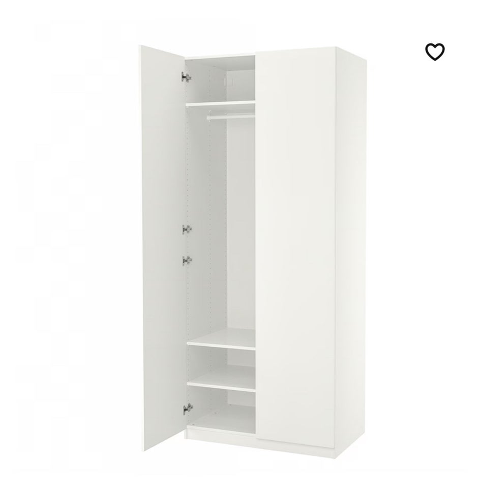 Garderobeskab, Ikea Pax, b: 100 d: