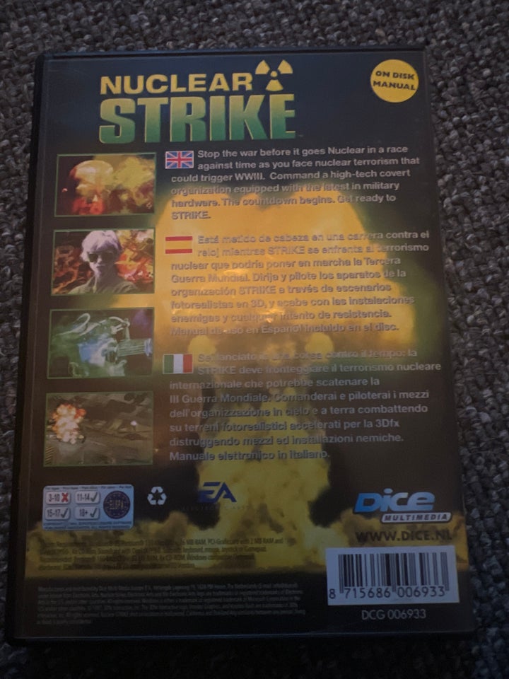 Nuclear strike, til pc, action