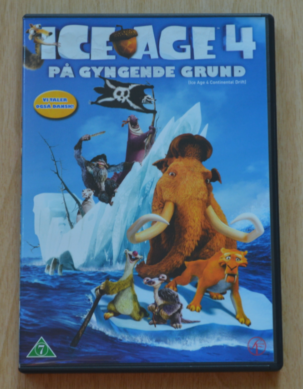 Ice Age 4 På gyngende grund, DVD,