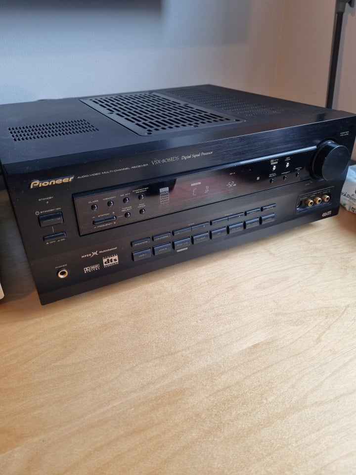 Receiver, Pioneer, VSX-808RDS