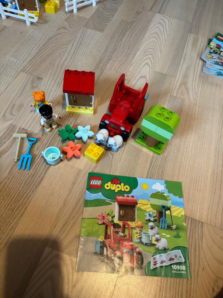 Lego Duplo Traktor med dyr